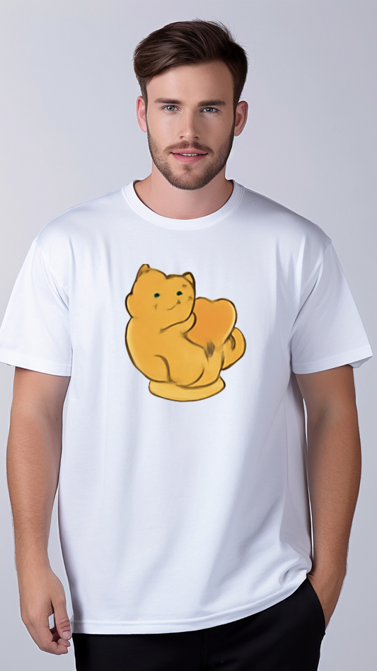 "Chubby Cat Cuddle Tee"